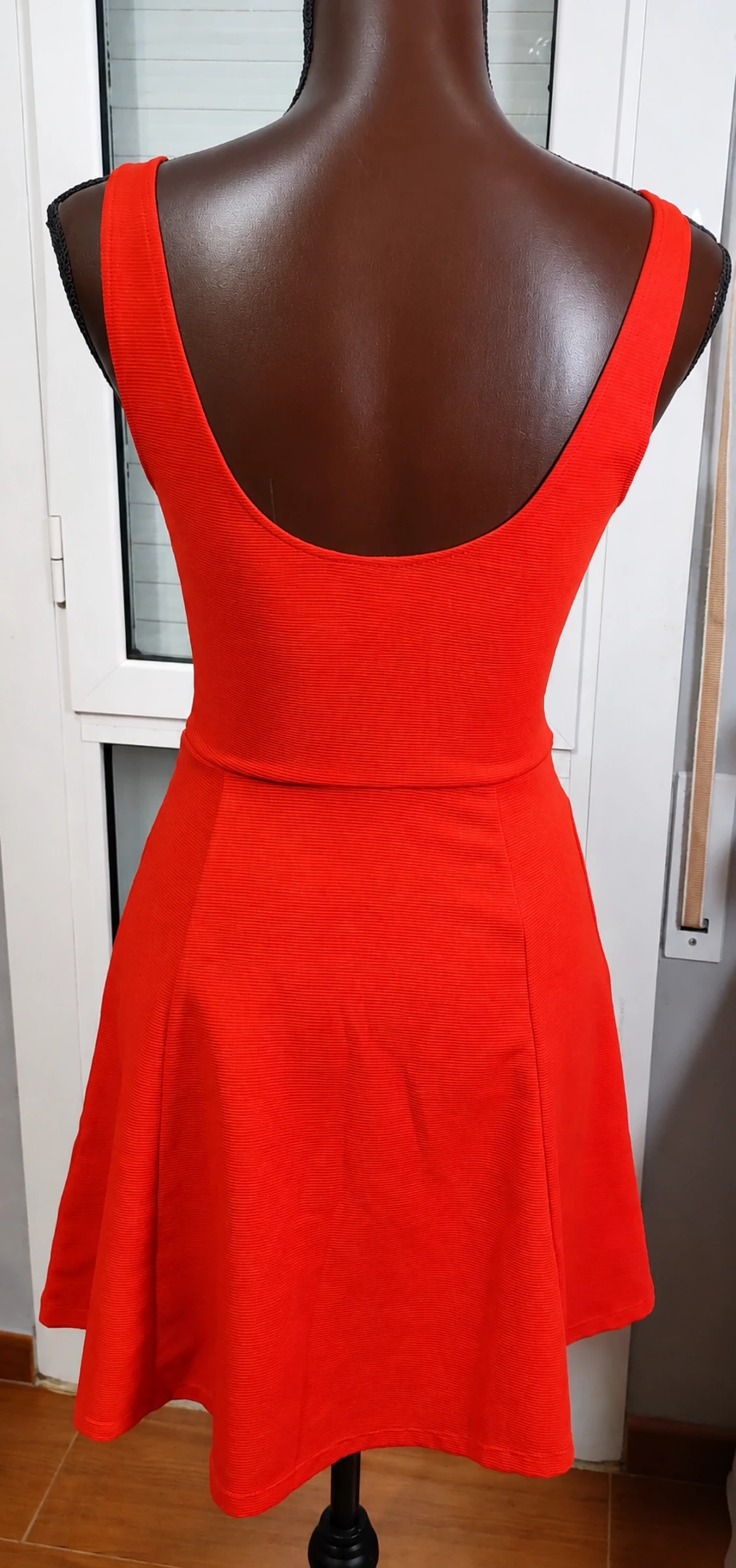 DIVIDED Coral Red Dress Size S (36) – Casual, Stretchy and Very Flattering – photo 6